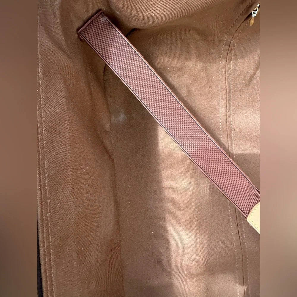 Louis Vuitton Brown and Tan Monogram Suitcase